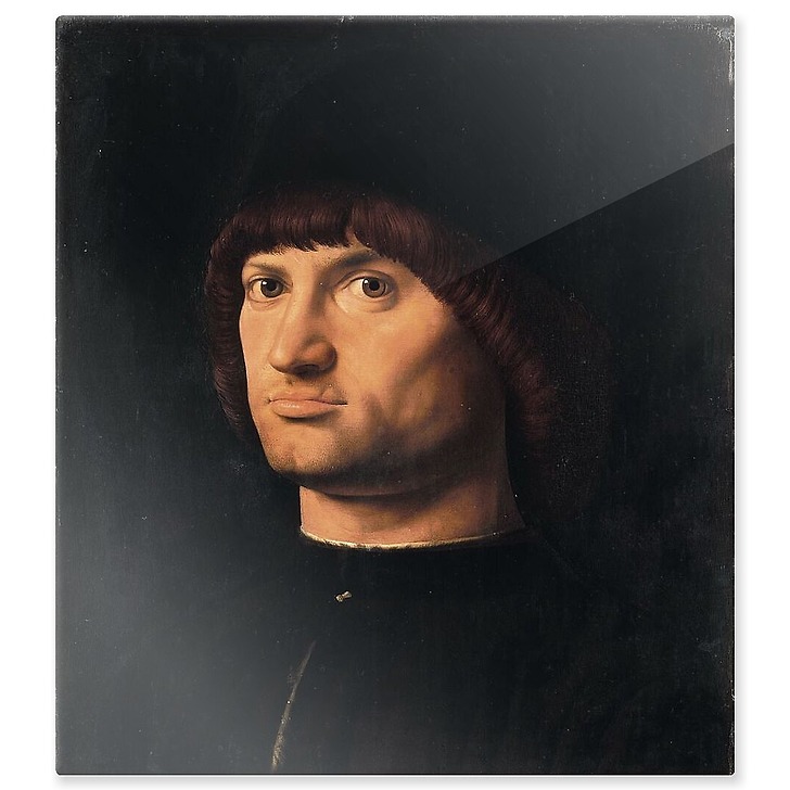 Portrait d'homme, dit le Condottiere (panneaux aluminium)