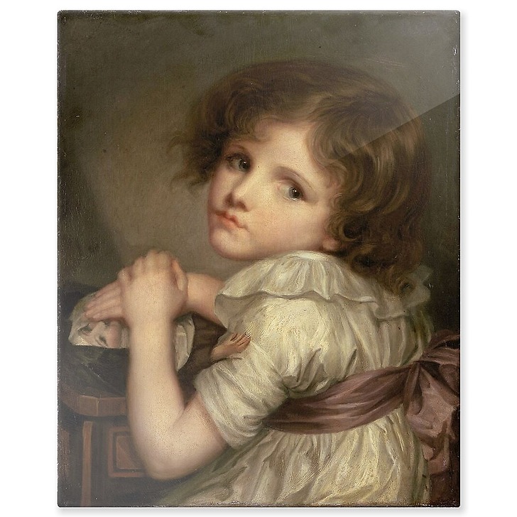 Child with a Doll (aluminium panels)