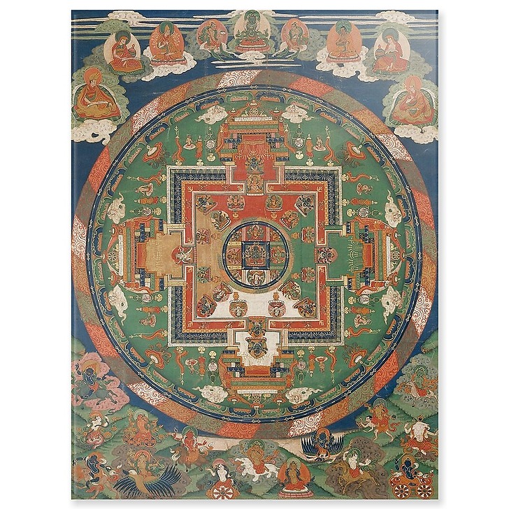 Aksobhya Mandala (Mi-bskyod-pa) (acrylic panels)