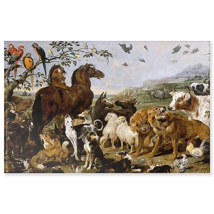 The Entry of the Animals into Noah's Ark (acrylic panels)