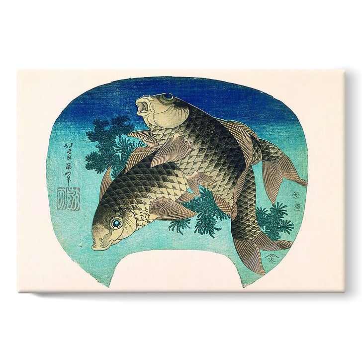 Two carps (stretched canvas)