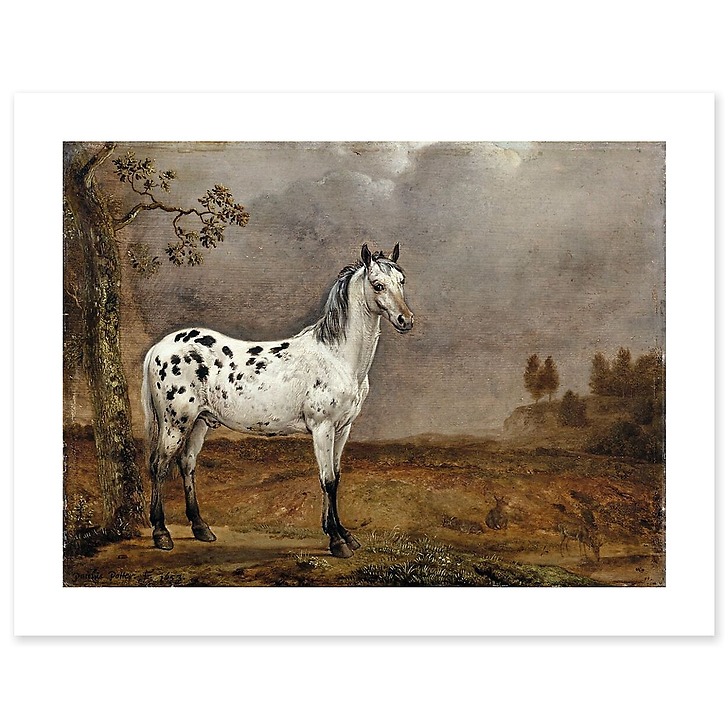 The Piebald Horse (canvas without frame)