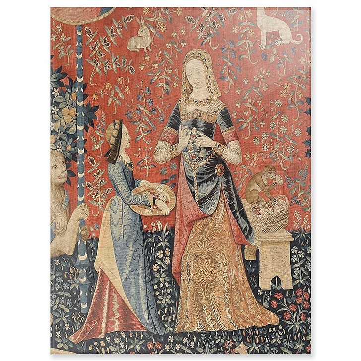 The Lady and the Unicorn: the Smell (acrylic panels)