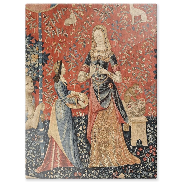 Tenture de la Dame à la Licorne : l'Odorat (panneaux aluminium)