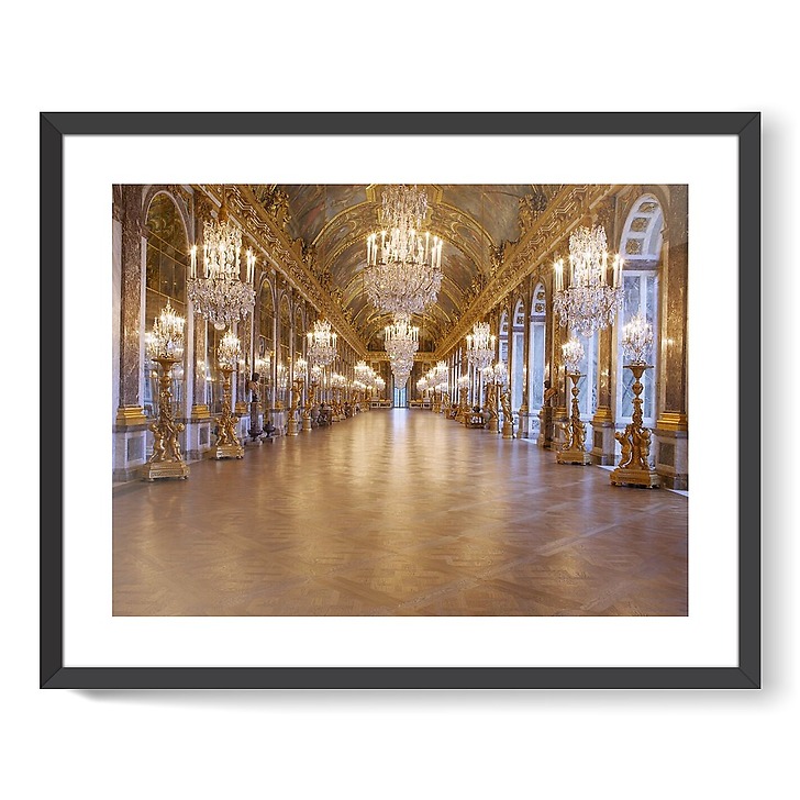 La galerie des glaces (état après restauration en 2007) (affiches d'art encadrées)