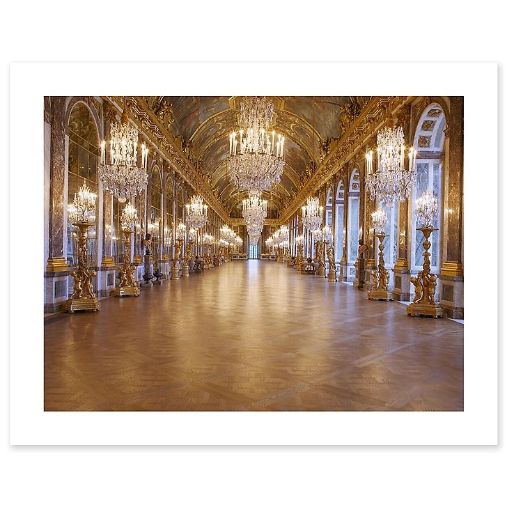 La galerie des glaces (état après restauration en 2007) (toiles sans cadre)