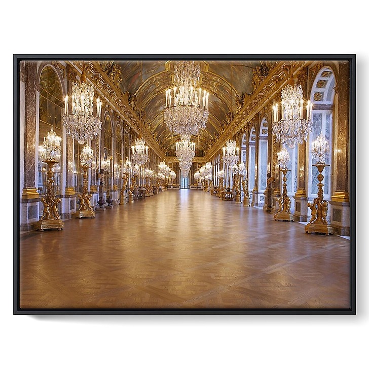 La galerie des glaces (état après restauration en 2007) (toiles encadrées)