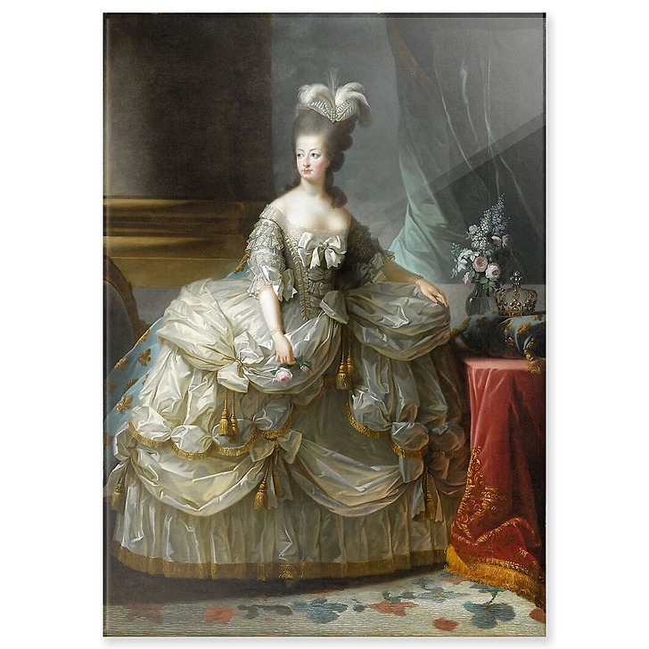 Marie-Antoinette de Lorraine-Habsbourg, archiduchesse d'Autriche, reine de France (1755-1795) (panneaux acryliques)