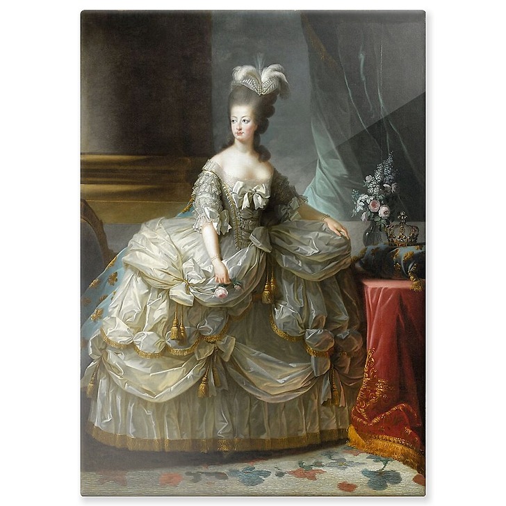 Marie-Antoinette of Lorraine-Habsbourg, Archduchess of Austria, Queen of France (1755-1795) (aluminium panels)