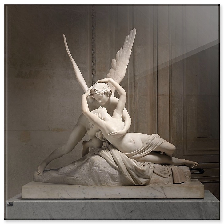 Psyche Revived by Cupid's Kiss (acrylic panels)