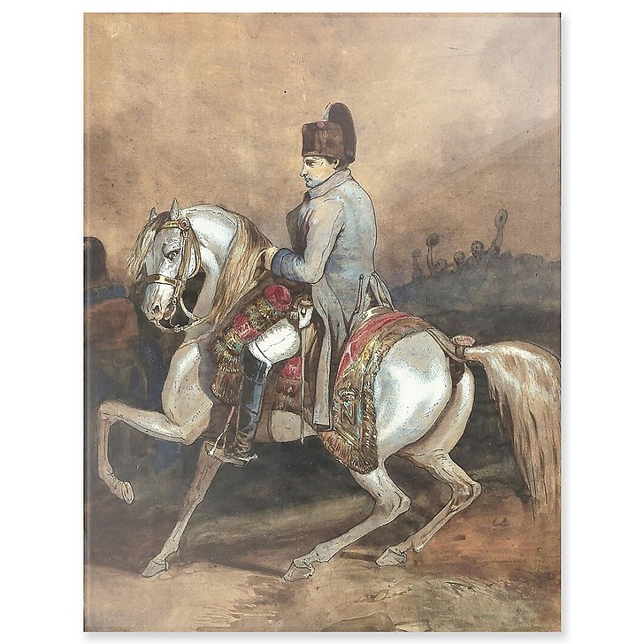 Equestrian portrait of Napoleon (acrylic panels)