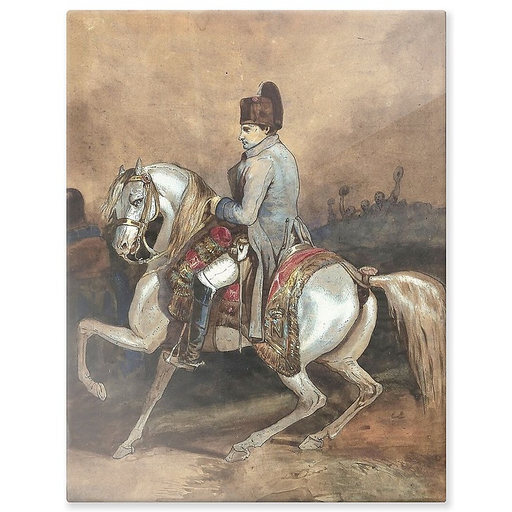 Equestrian portrait of Napoleon (aluminium panels)