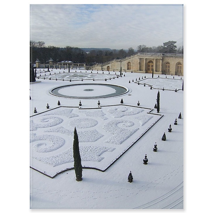 The Orangery of the Palace of Versailles under the snow in January 2009 (acrylic panels)