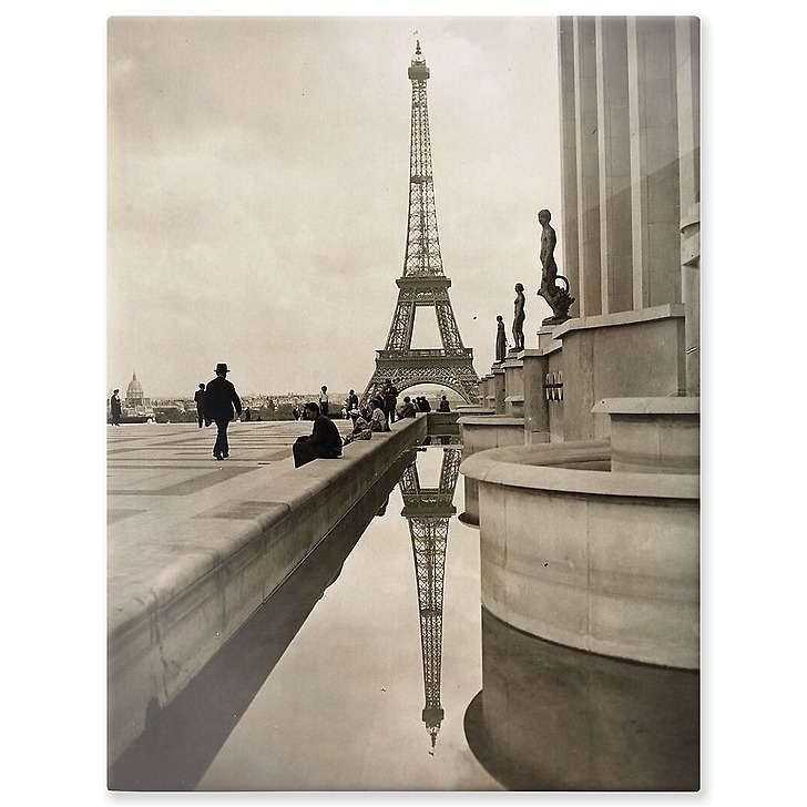 The Eiffel Tower from the Palais de Chaillot (aluminium panels)