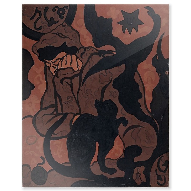 La Sorcière et le Chat (panneaux aluminium)