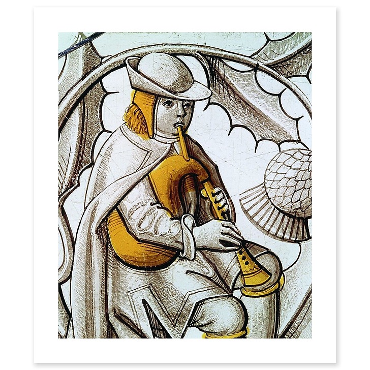 Le joueur de cornemuse (ou chevrette) (toiles sans cadre)