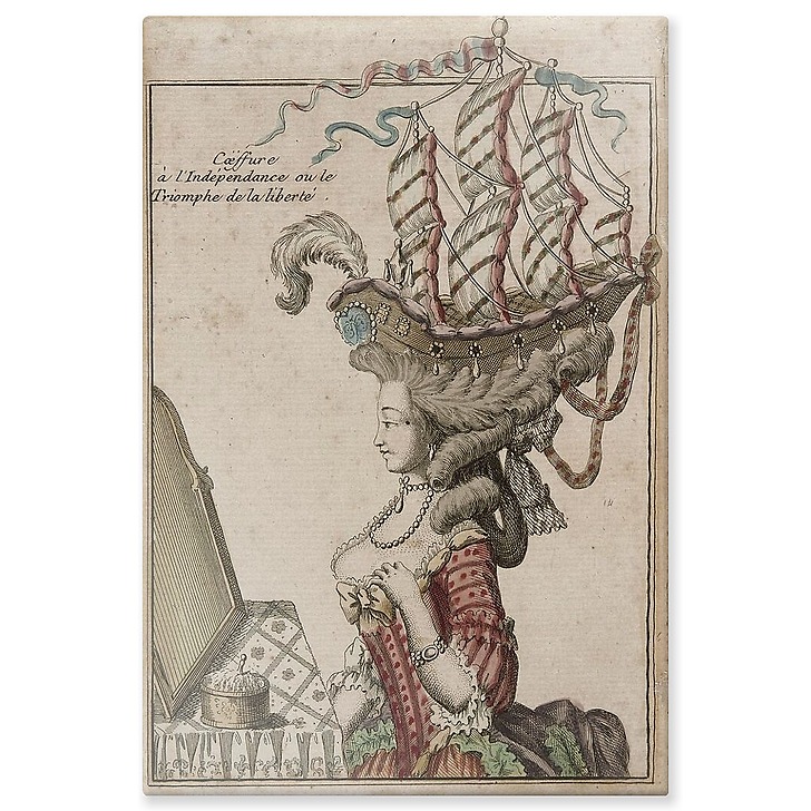 Coiffure à l'Indépendance ou le Triomphe de la Liberté (panneaux aluminium)