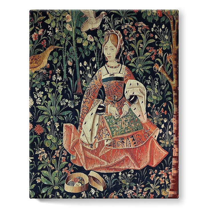The hanging of the Lord's Life: Embroidery II/II (stretched canvas)
