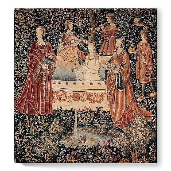 The hanging of the Lord's Life: The Bath (stretched canvas)