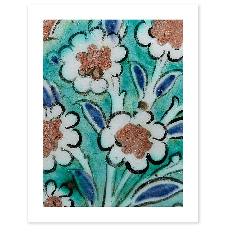 Dish with scalloped mandorla (canvas without frame)