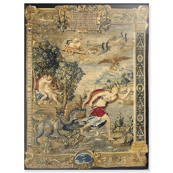 Diane de Poitiers' hanging: "Jupiter and Latone" (acrylic panels)