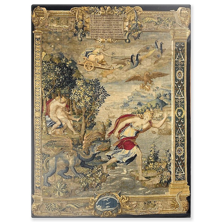 Tenture de Diane de Poitiers : "Jupiter et Latone" (panneaux aluminium)