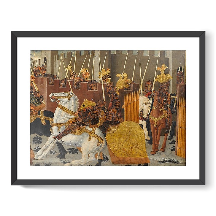 Cavalry battle under the walls of Troy II/II (framed art prints)