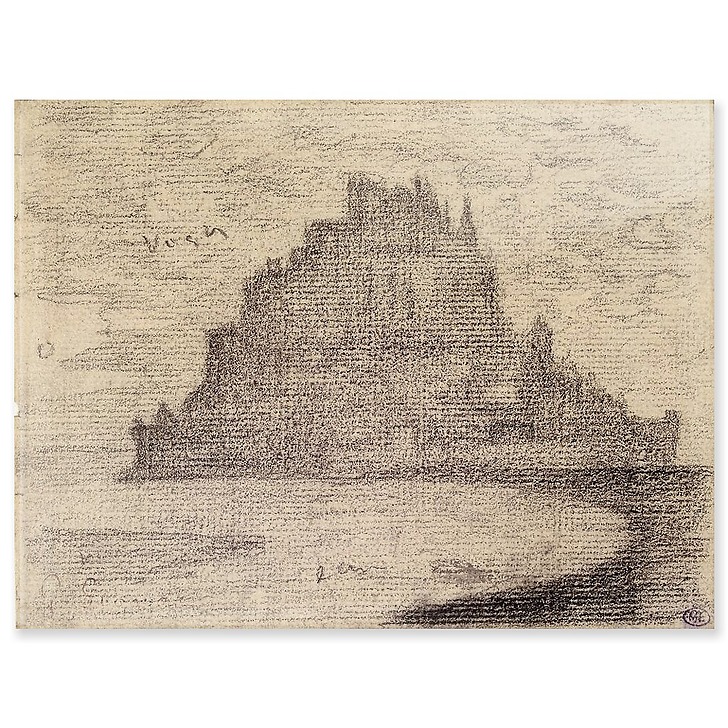 The Mont de Saint-Michel in the fog (acrylic panels)