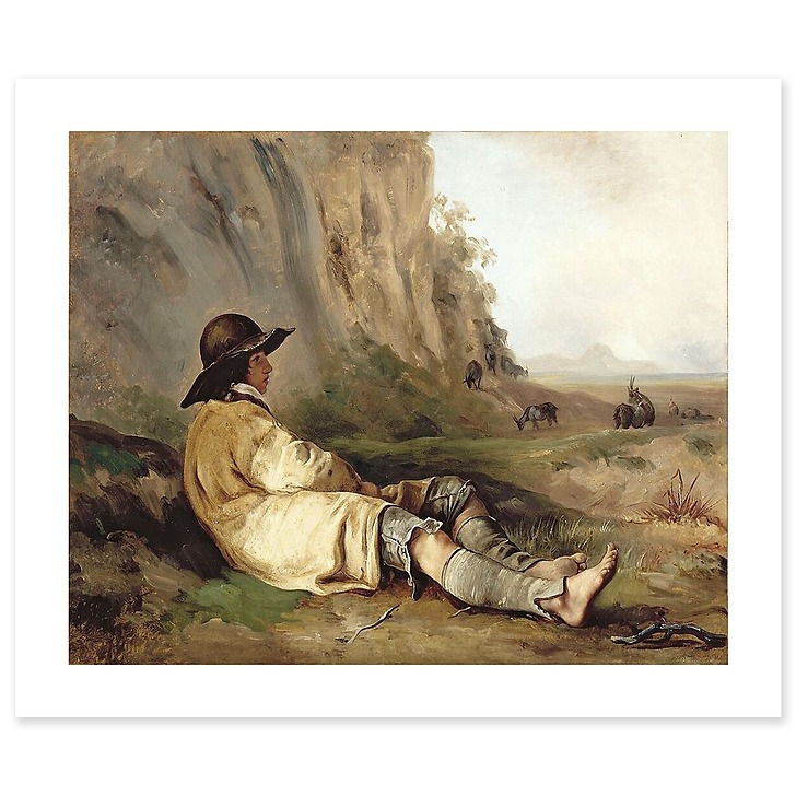 Shepherd in the countryside (art prints)