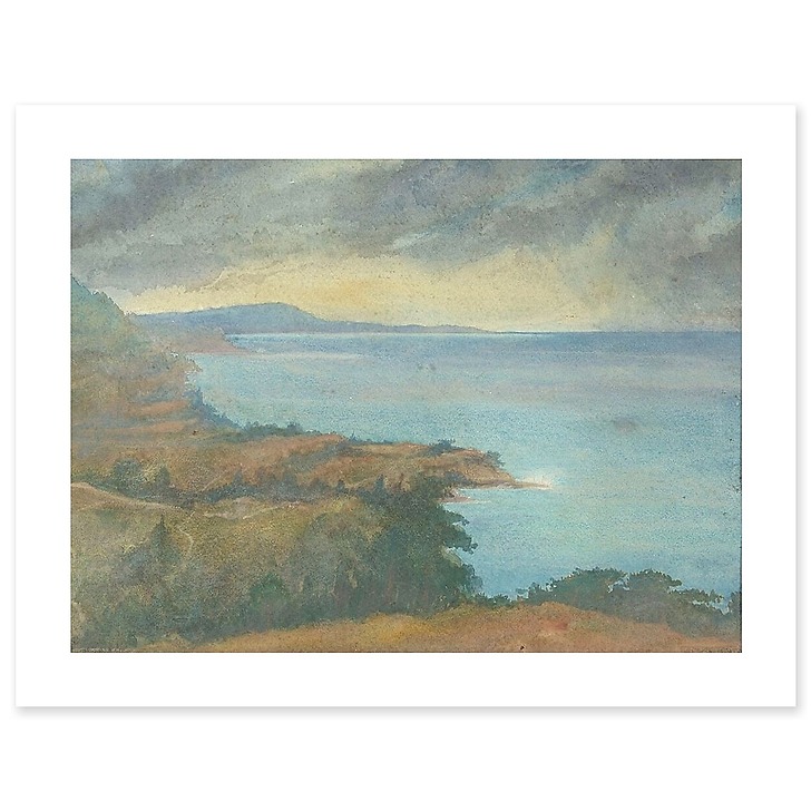 Paysage de bord de mer (affiches d'art)