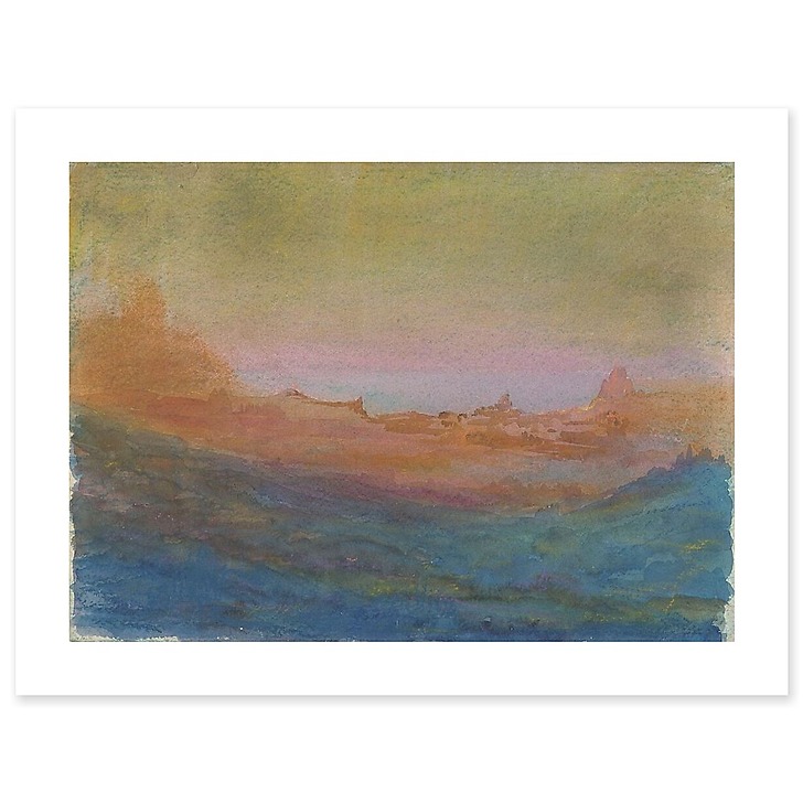 Paysage avec falaises (affiches d'art)