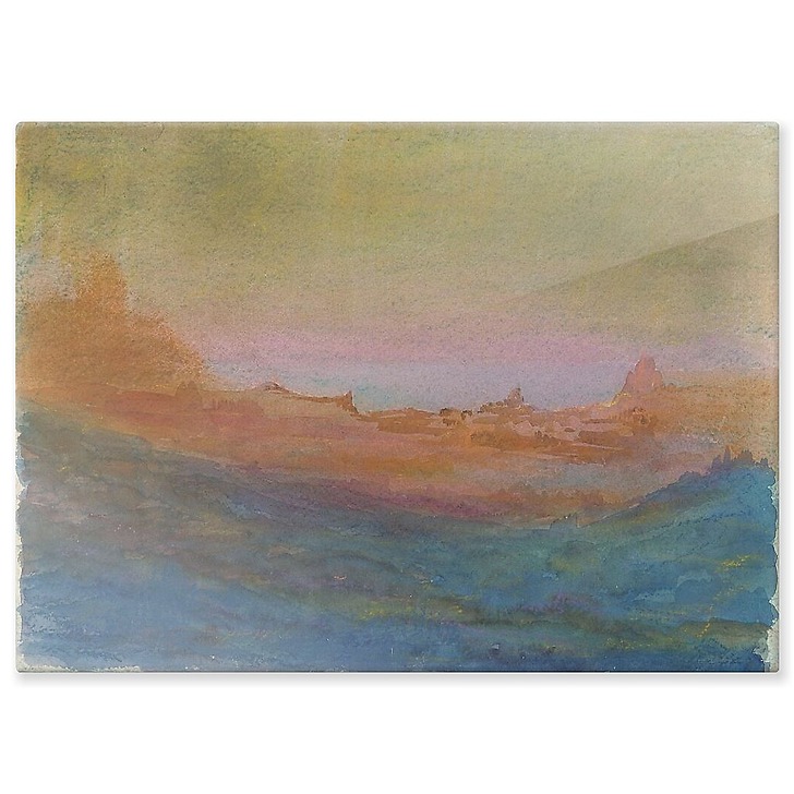 Landscape with cliffs (aluminium panels)