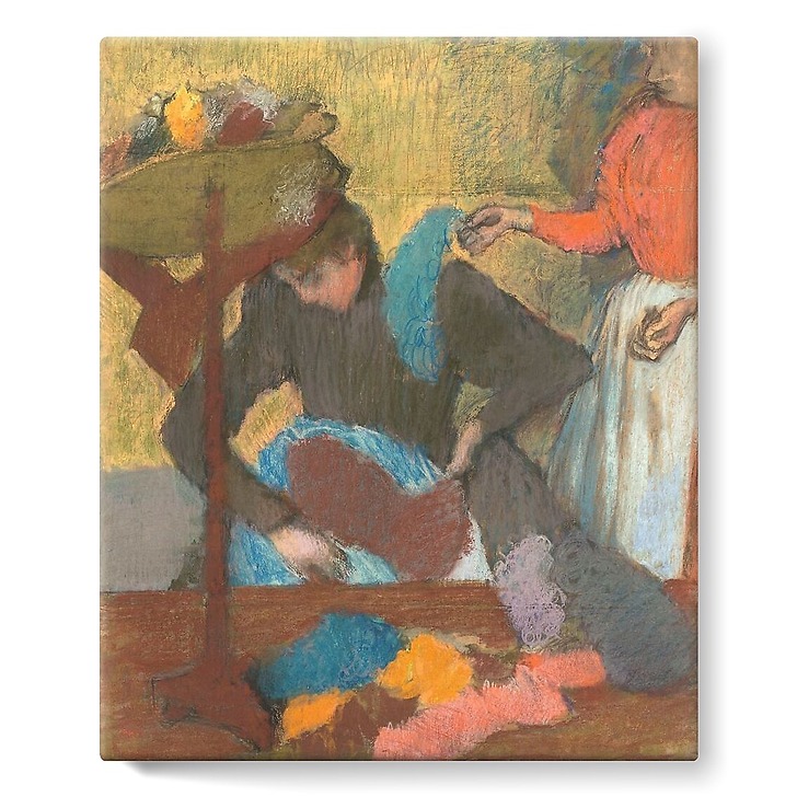 At the Milliner's (stretched canvas)