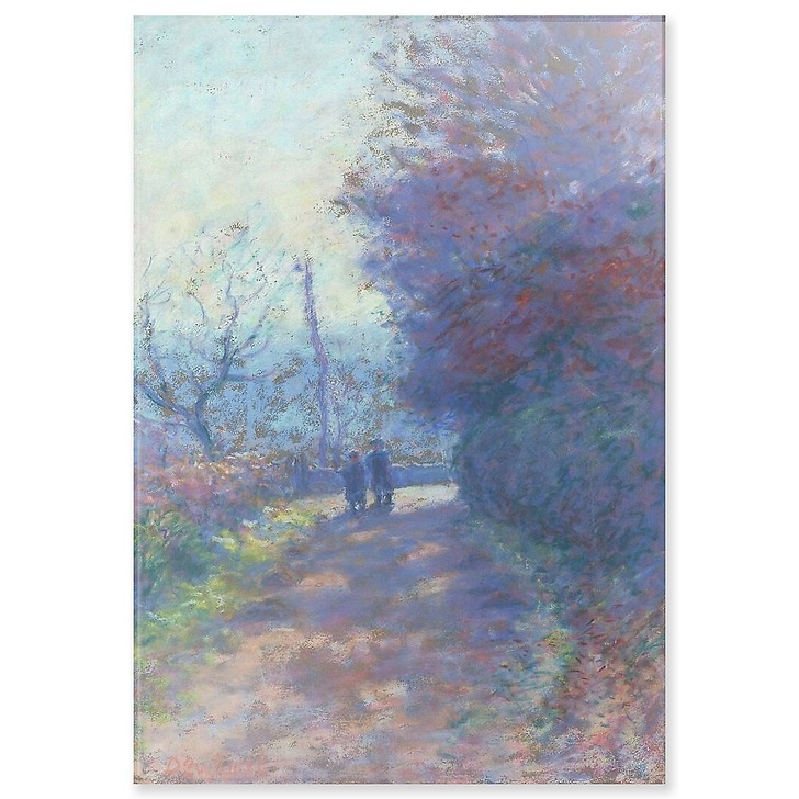 Effet de matin, l'hiver à Crozant (Creuse) (panneaux acryliques)