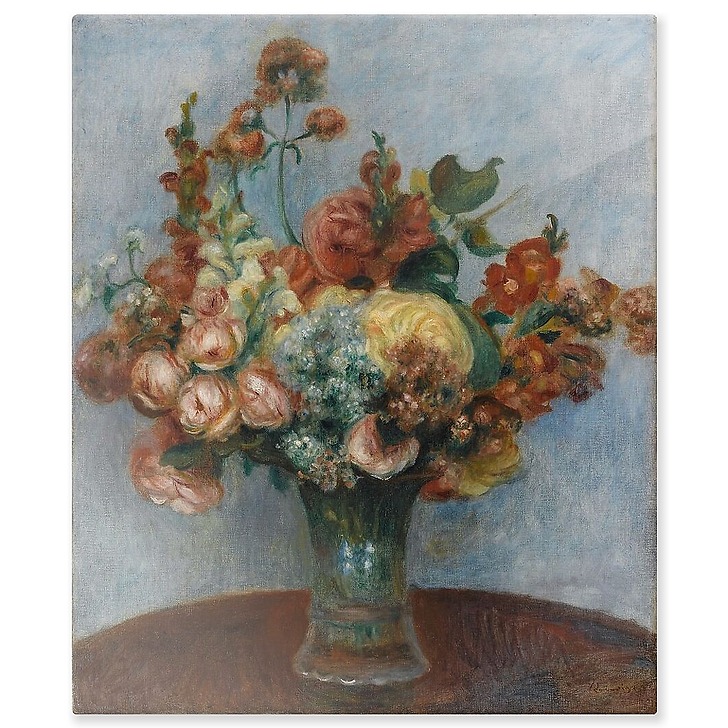 Flowers in a vase (aluminium panels)