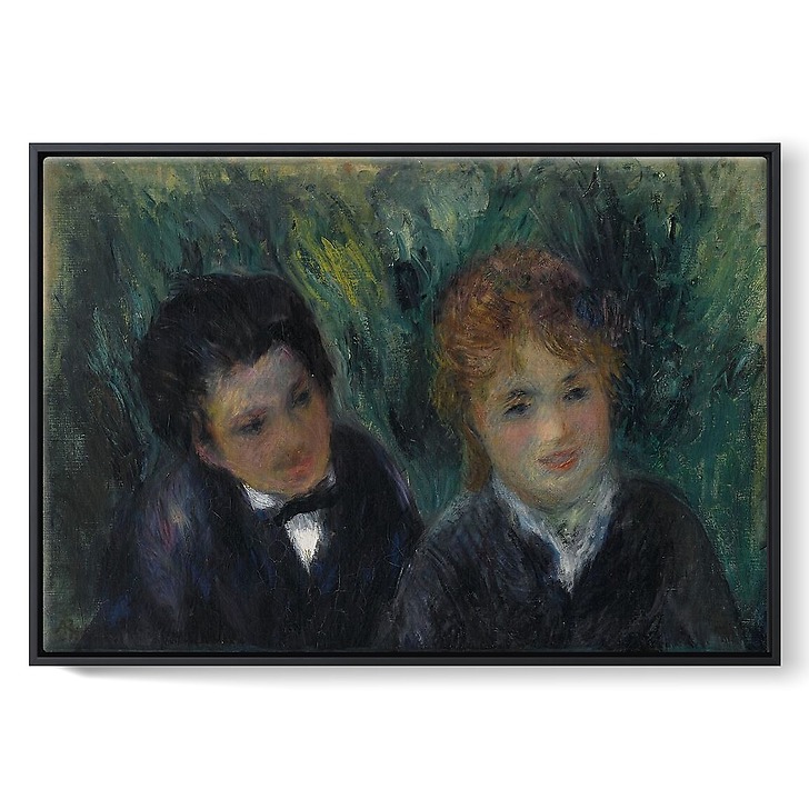Portrait d'un jeune homme et d'une jeune fille (toiles encadrées)