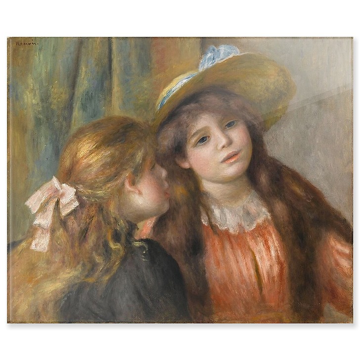Portrait of two young girls (acrylic panels)