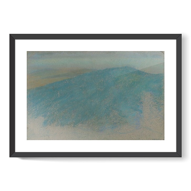 Landscape with village on the skyline (framed art prints)