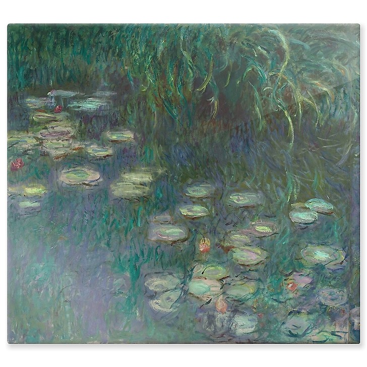 The Water Lilies: Morning (aluminium panels)