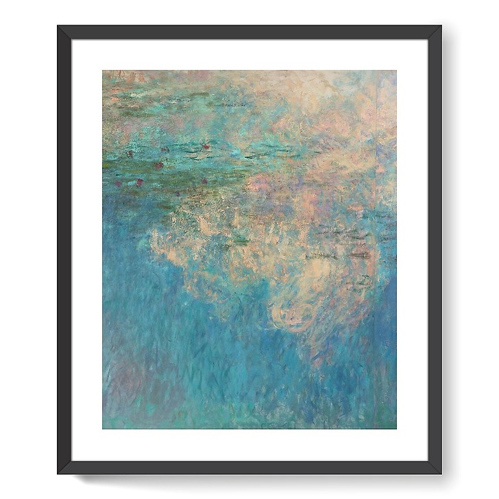 Les Nymphéas : les Nuages (affiches d'art encadrées)