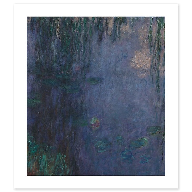 The Water Lilies: Morning with Willows (art prints)