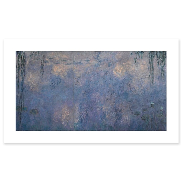 Les Nymphéas : Le Matin aux Saules (toiles sans cadre)