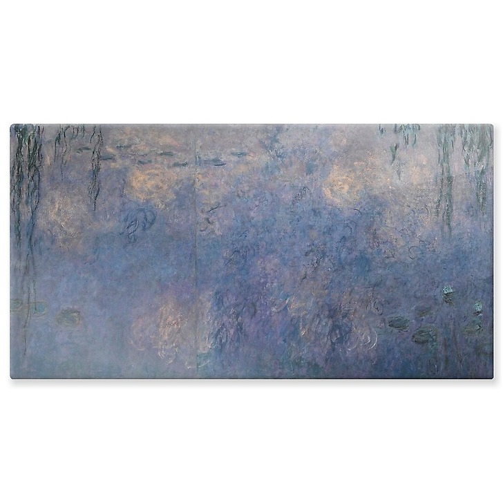 Les Nymphéas : Le Matin aux Saules (panneaux aluminium)