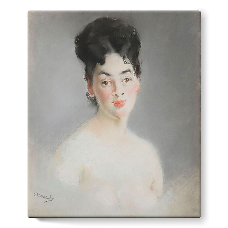 Bust of a naked woman (stretched canvas)