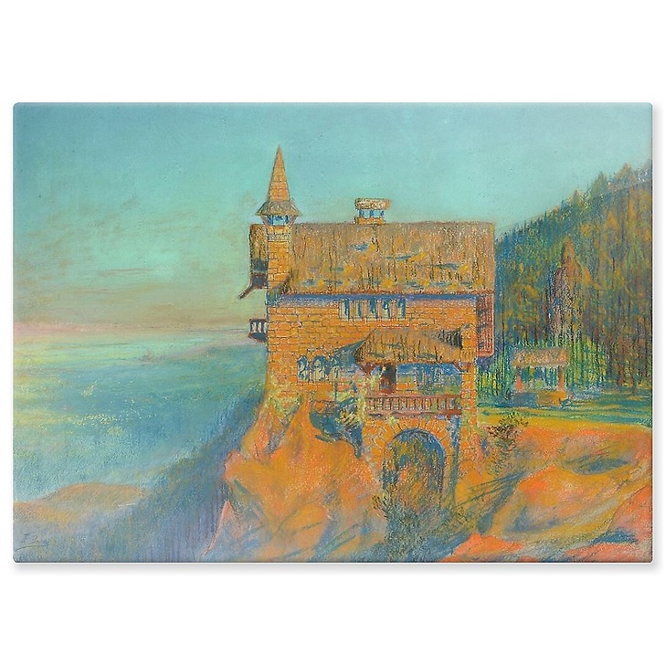 Vue de Ma Petite maison : côté nord (panneaux aluminium)