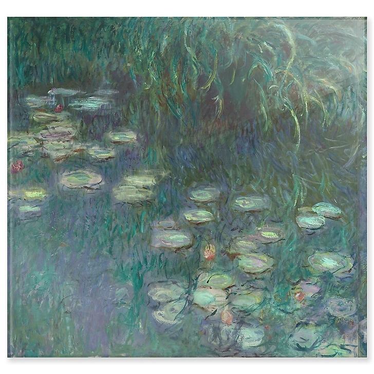 The Water Lilies: Morning (acrylic panels)