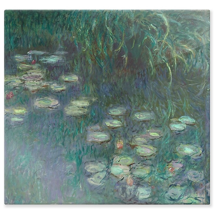 The Water Lilies: Morning (aluminium panels)