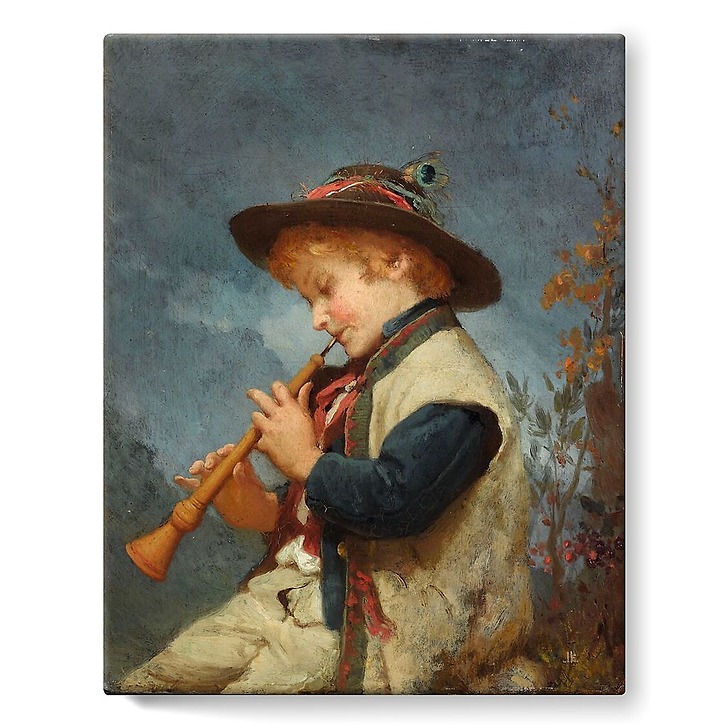 The little Pifferaro (stretched canvas)