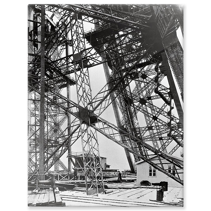 La 1ère plate-forme (panneaux aluminium)