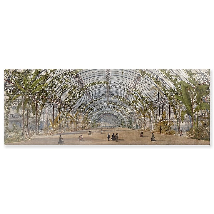 Projet d'un Palais de cristal dans le parc de Saint-Cloud : vue intérieure (panneaux aluminium)